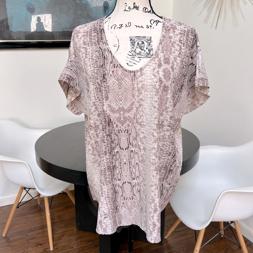Snake Print Top. 143 Story by Line Up